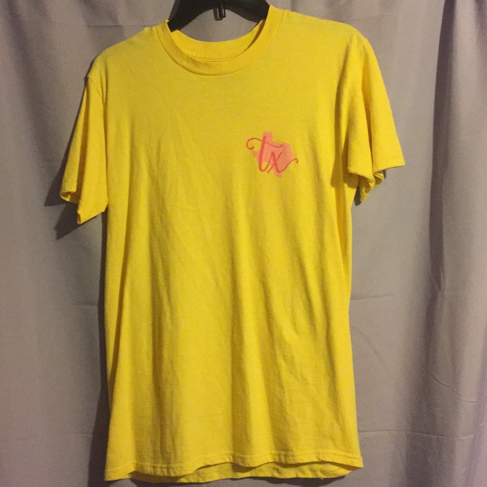 Yellow Texas shirt only worn once